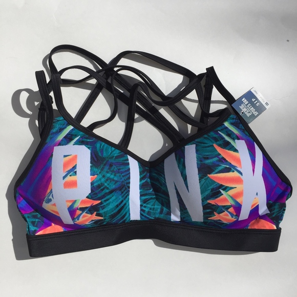 PINK Victoria's Secret Other - VS PINK Cage Front Push Up Sports Bra BRAND NEW S